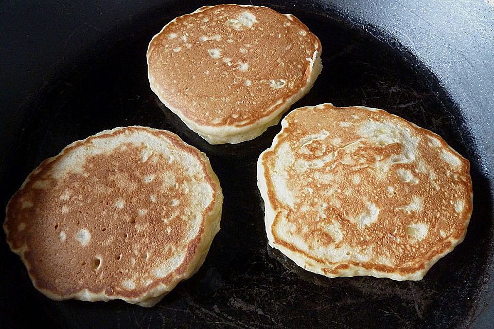 Apfel-Hefepfannkuchen