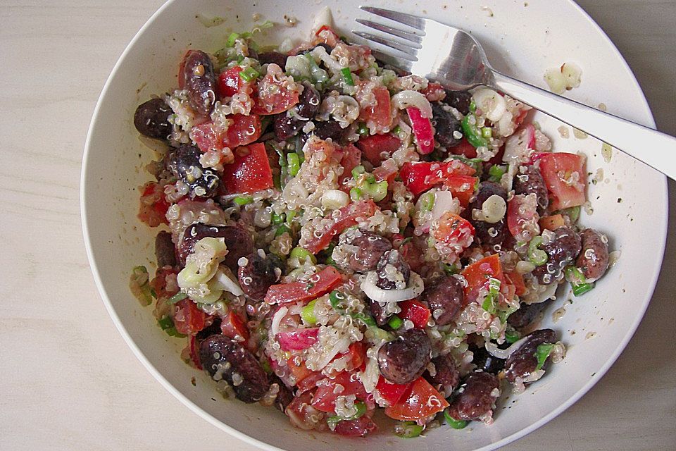 Quinoa-Saubohnen-Salat