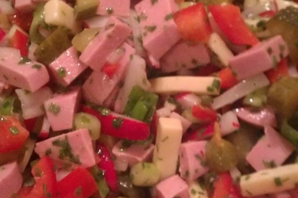 Bunter Wurstsalat