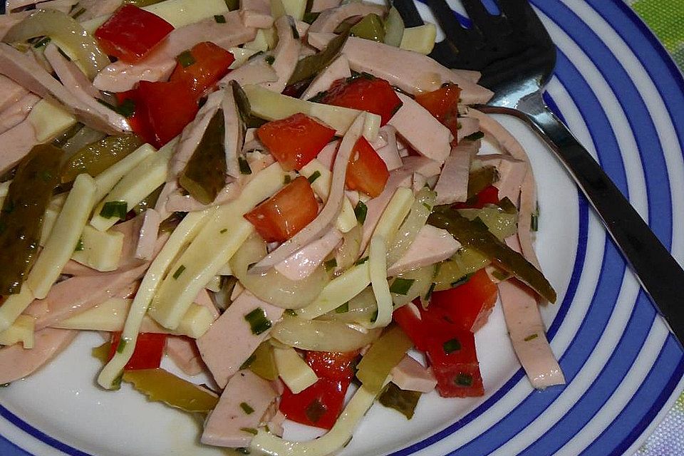 Bunter Wurstsalat