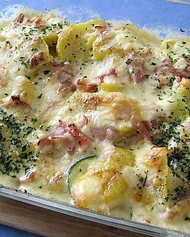 Kartoffel-Zucchinigratin