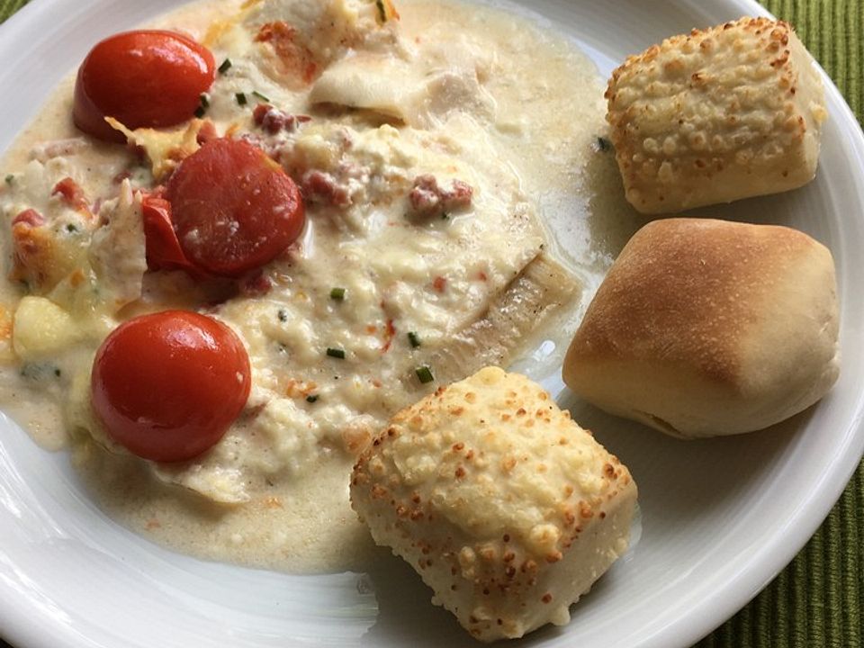 Überbackene Scholle mit Tomaten von inkagirl| Chefkoch