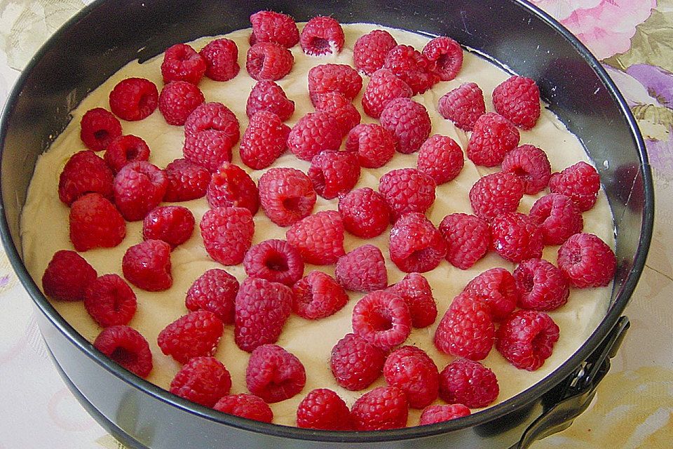 Himbeerkuchen mit Marsala