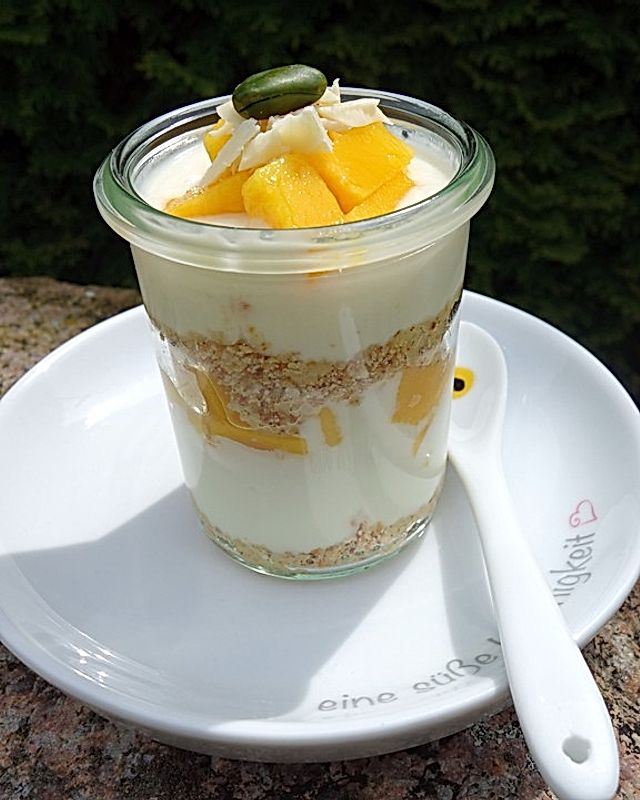 Mango-Joghurt Dessert