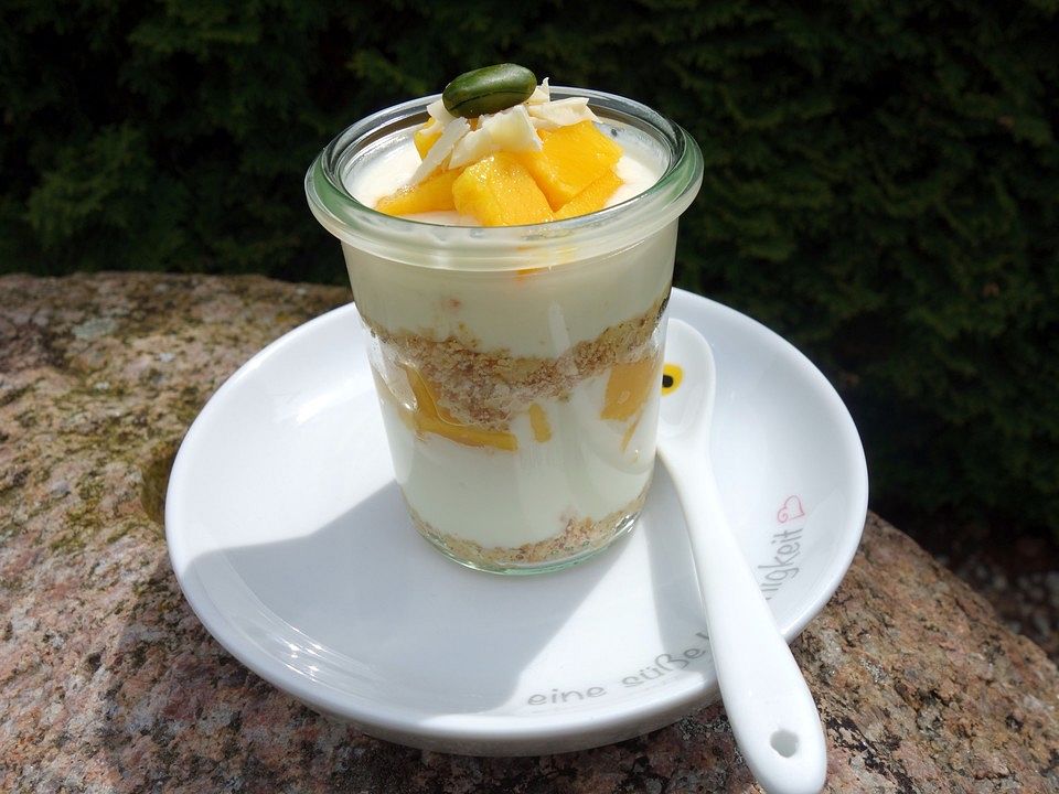 Mango-Joghurt Dessert| Chefkoch