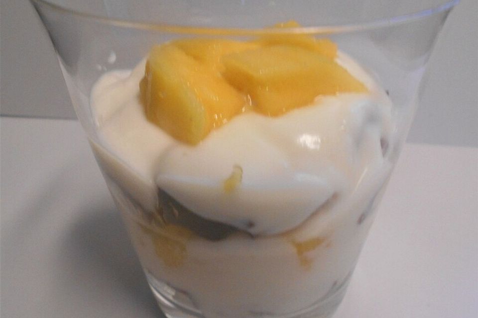 Mango-Joghurt Dessert