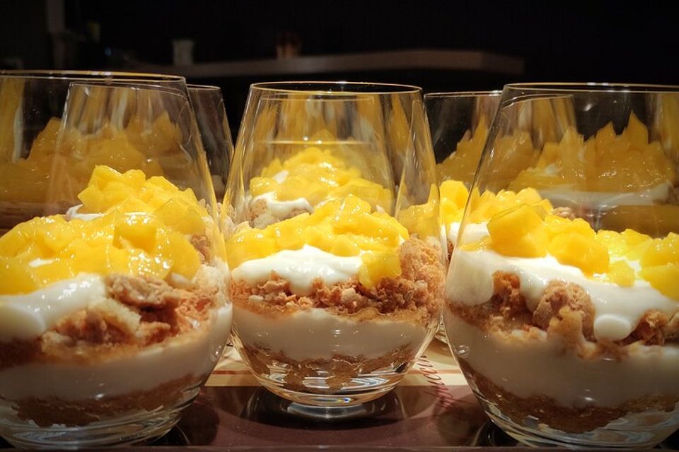 Mango-Joghurt Dessert