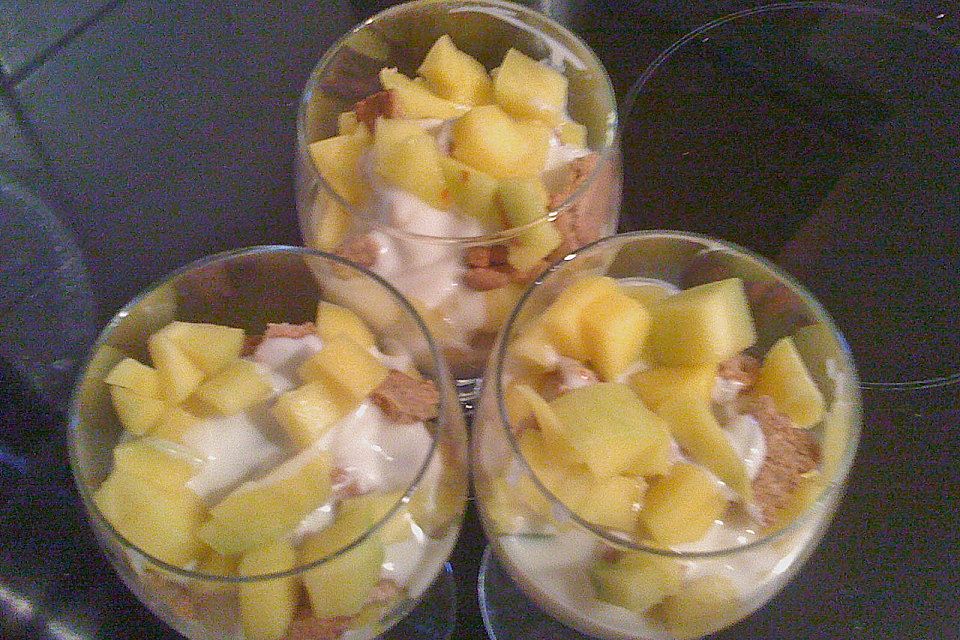 Mango-Joghurt Dessert