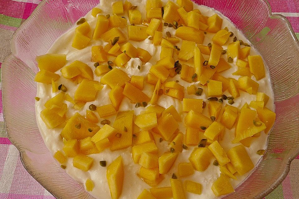 Mango-Joghurt Dessert