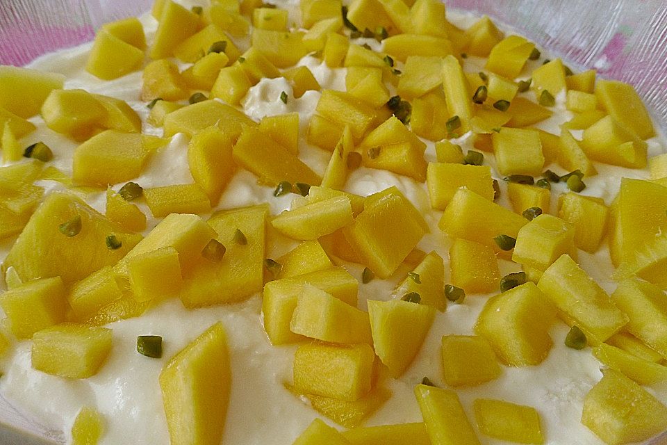 Mango-Joghurt Dessert