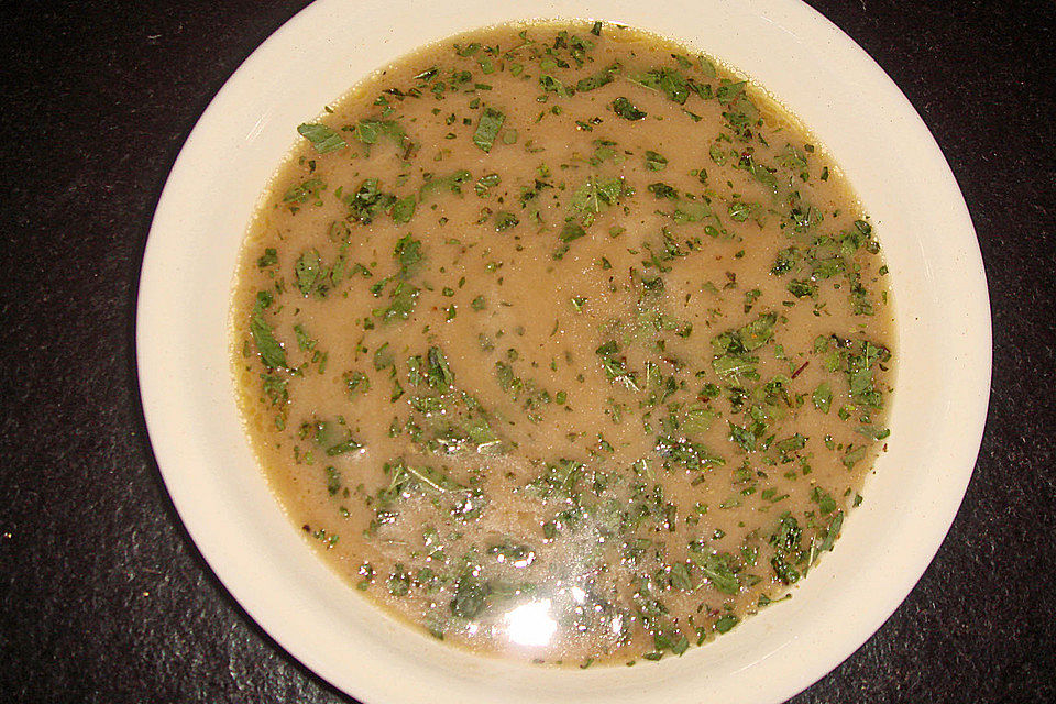 Weiße Bohnensuppe