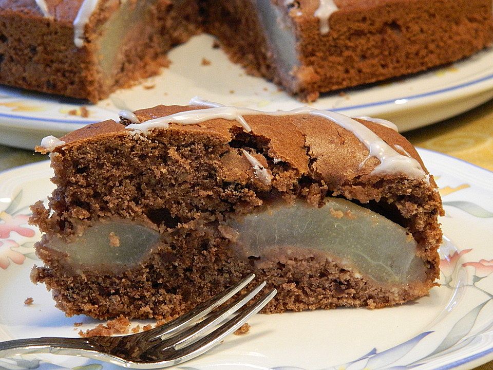 Versunkener Birnenkuchen von lupsoda| Chefkoch