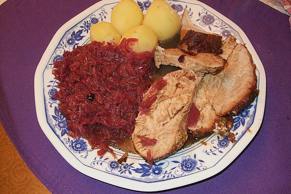 Albertos Schweinebraten mit Senf-Honig Kruste