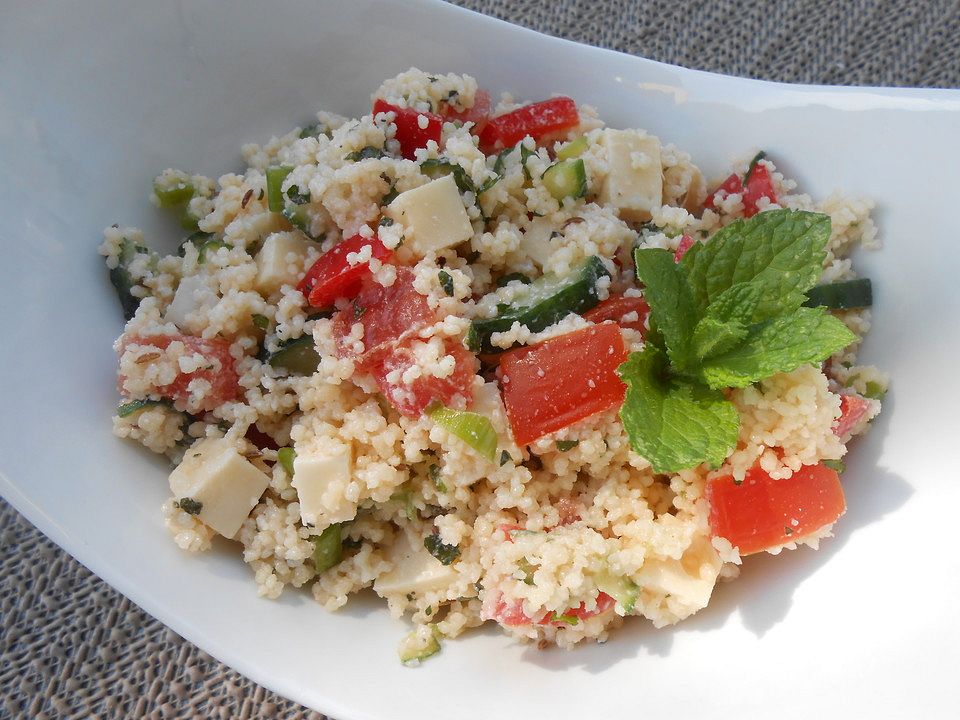 Gurken-Couscous-Salat mit Käse von s-fuechsle| Chefkoch