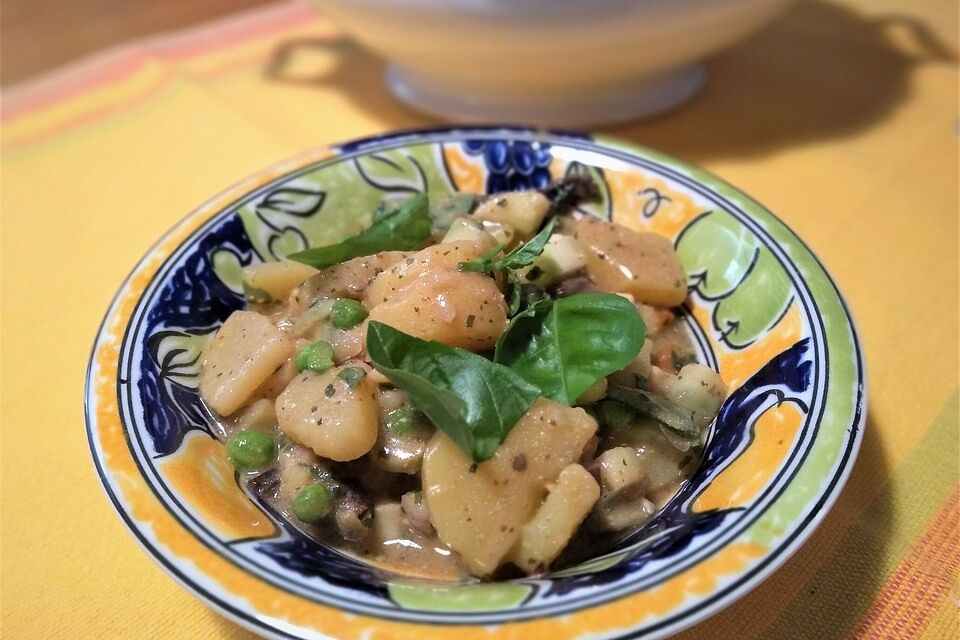 Albertos Kartoffelsalat mediterran Albertos Kartoffelsalat mediterran