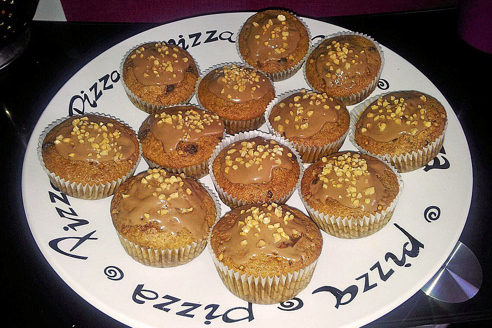 Schoko-Kaffee-Krokant-Muffins