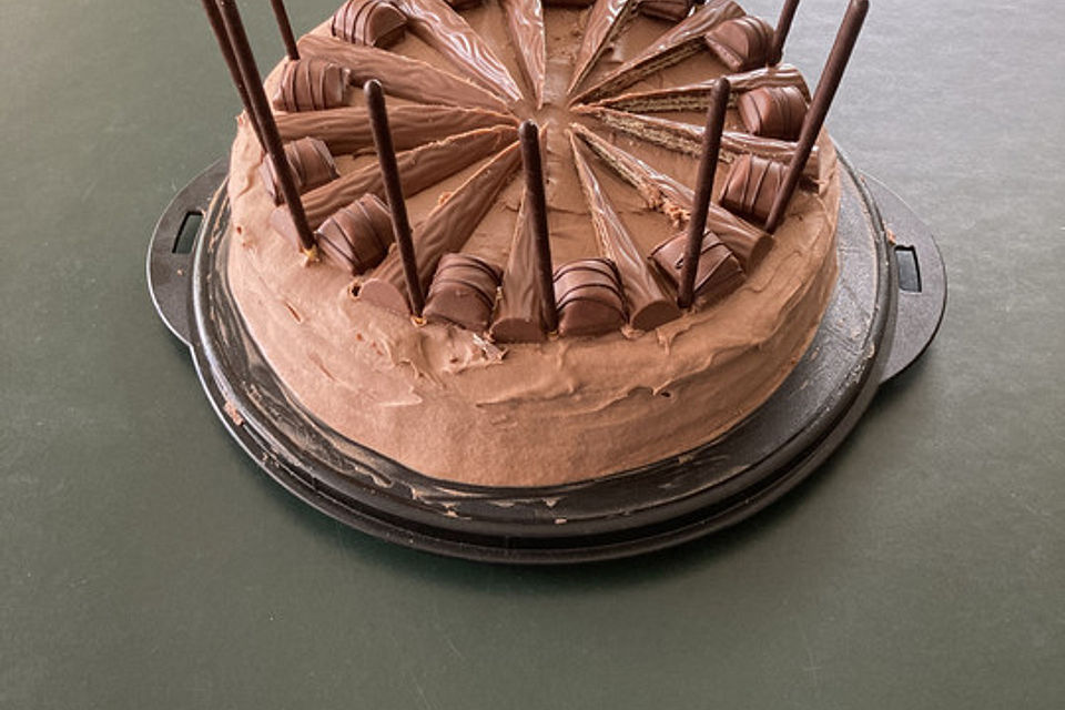 Nutella-Buttercreme Torte