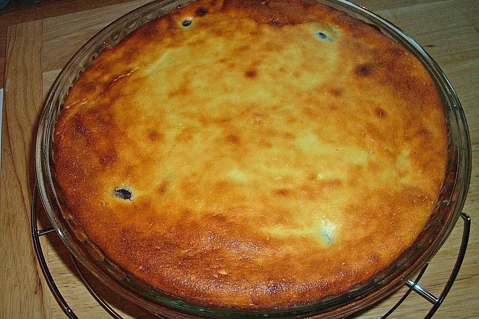 Grießauflauf mit Birnen und Cranberries