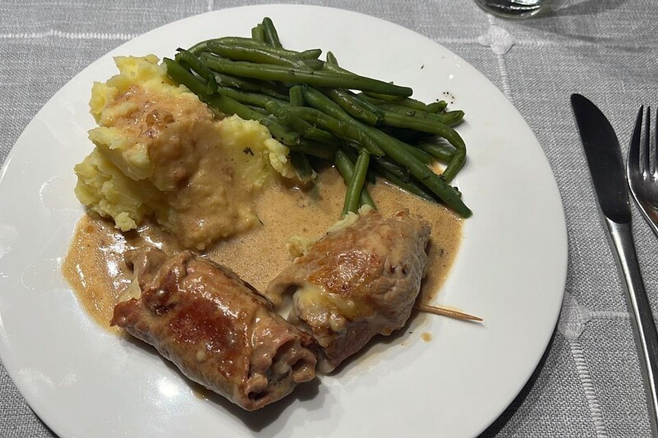 Schnitzelröllchen Cordon bleu vom Kalb