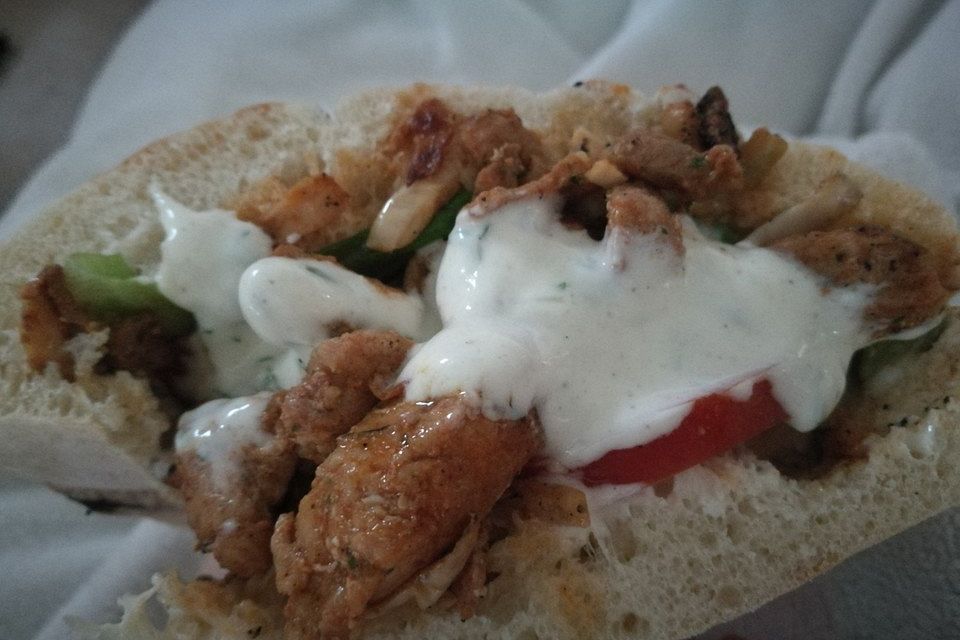 Döner mit Putenfleisch