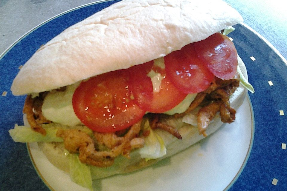 Döner mit Putenfleisch