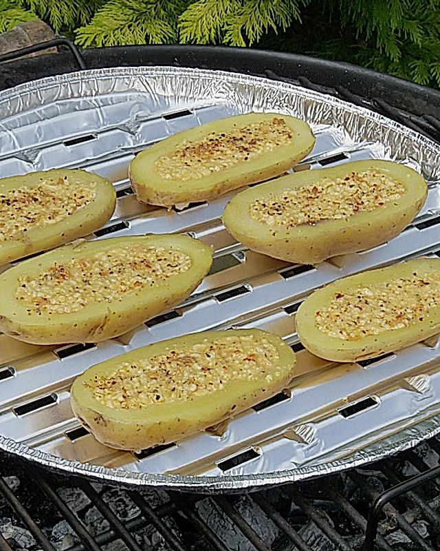 Raclette-Kartoffeln vom Grill