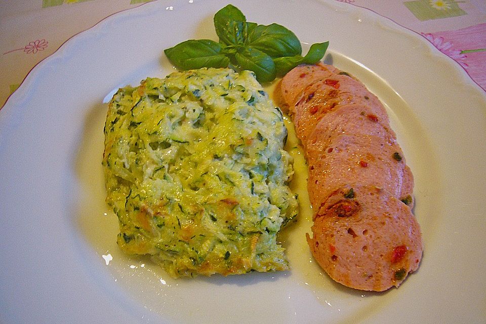 Zucchinikuchen ohne Boden