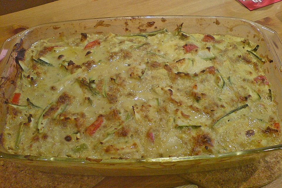 Zucchinikuchen ohne Boden