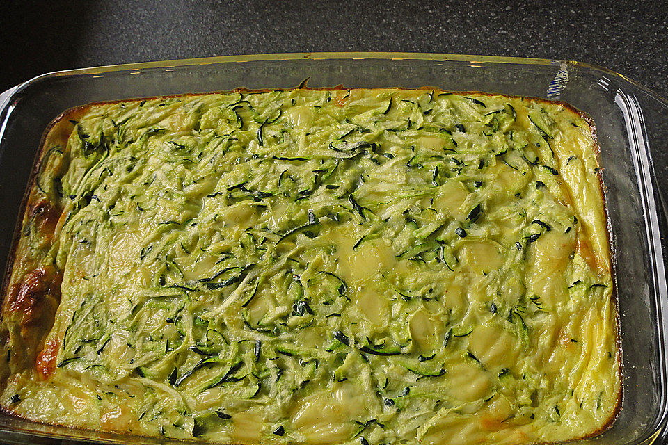 Zucchinikuchen ohne Boden