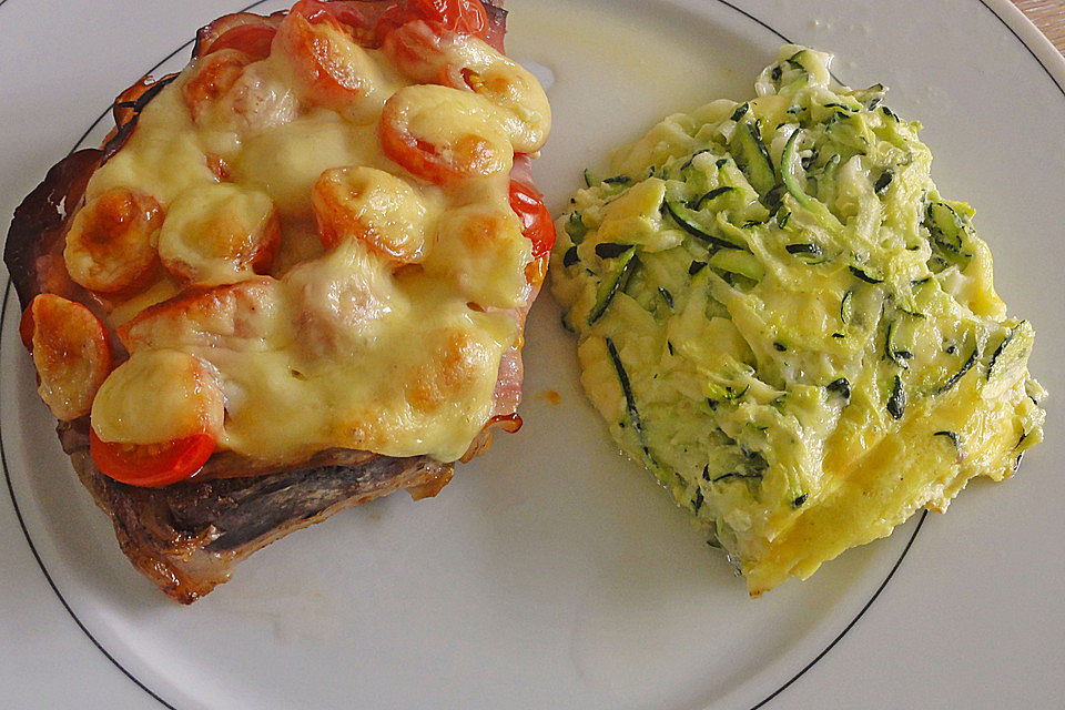 Zucchinikuchen ohne Boden