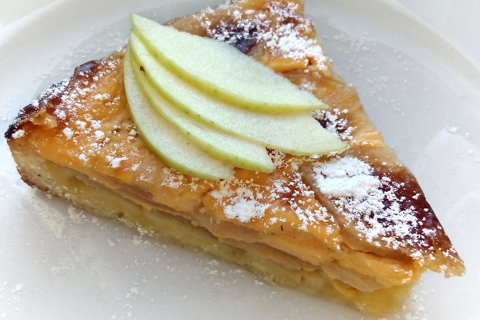 Apfel-Birnen Tarte mit Lavendelhonig