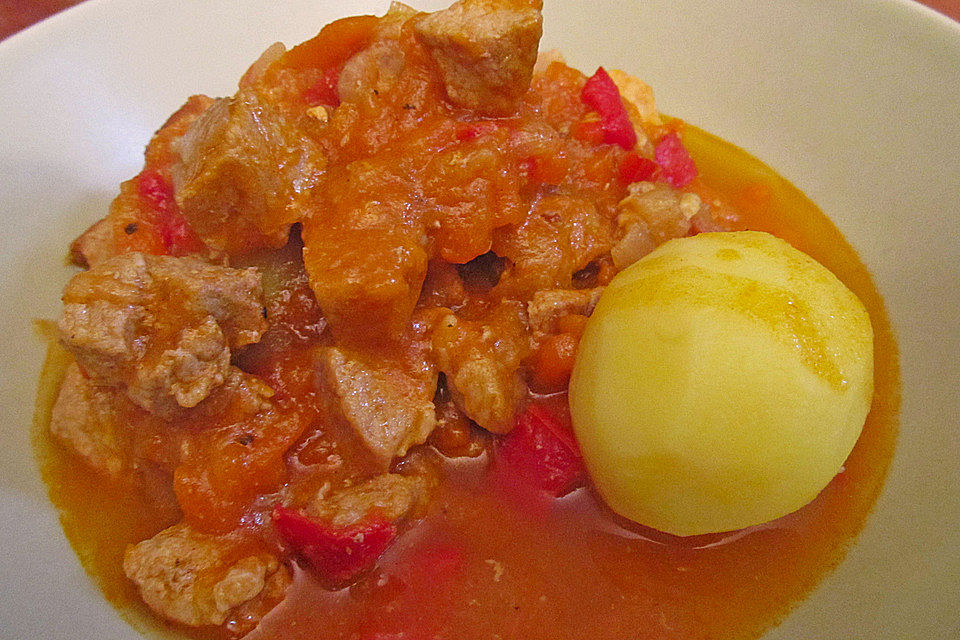 Einfaches Gulasch