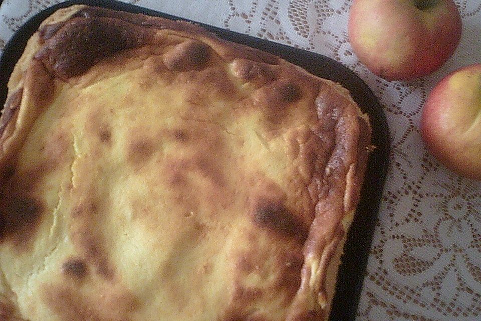 Apfel-Vanille-Quark-Kuchen