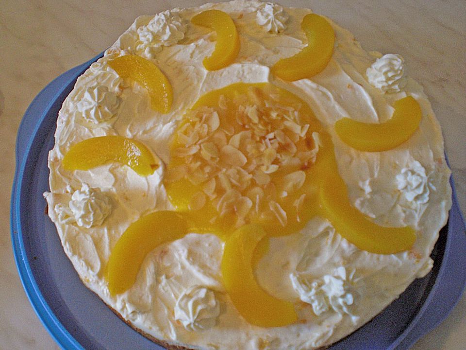 Pfirsich-Mascarpone-Torte von Sinaa | Chefkoch