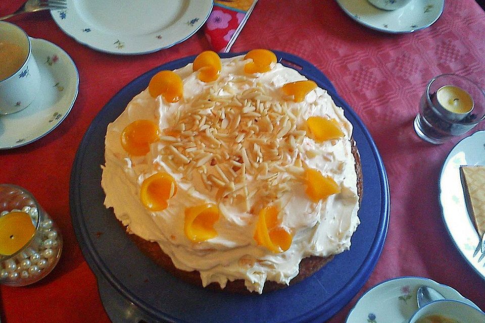 Pfirsich-Mascarpone-Torte