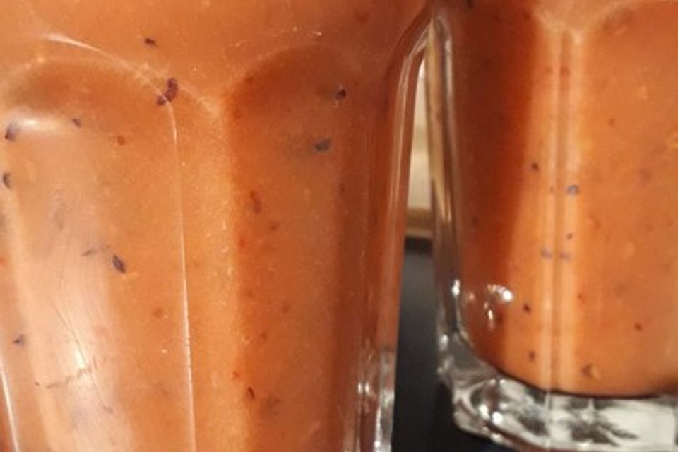 Himbeer-Orangen-Apfel-Smoothie