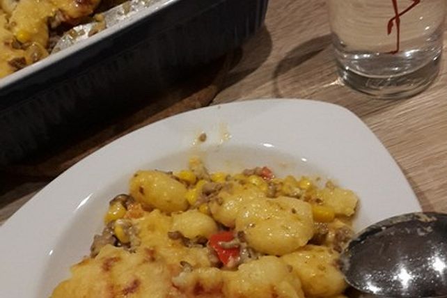 Scharfer Gnocchi-Hackfleisch-Auflauf von darkkiss1981 | Chefkoch