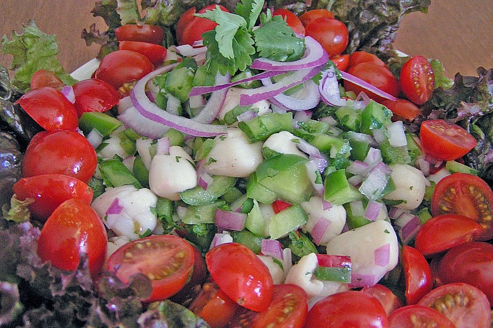 Ceviche von Jakobsmuscheln