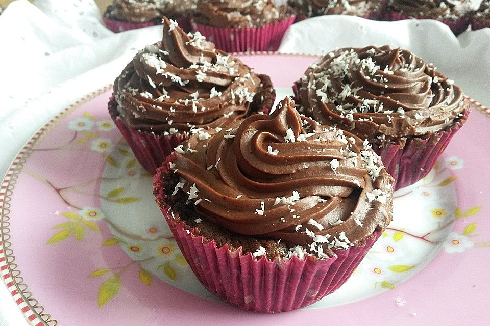 Double Chocolate Cream Cupcakes