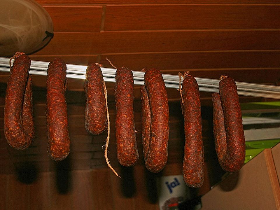 Salami aus reinem Schweinehack von PeterRo| Chefkoch