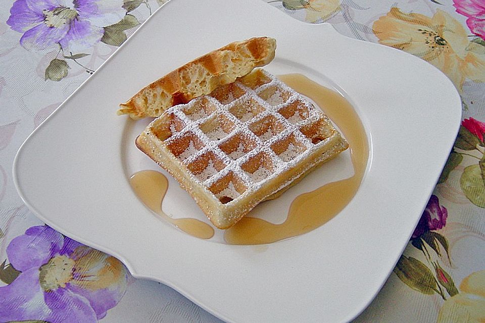 Waffeln mit feinem Zimtgeschmack