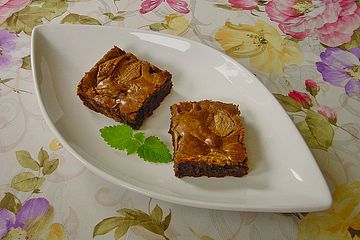 Brownies mit Erdnussbutter-Karamell