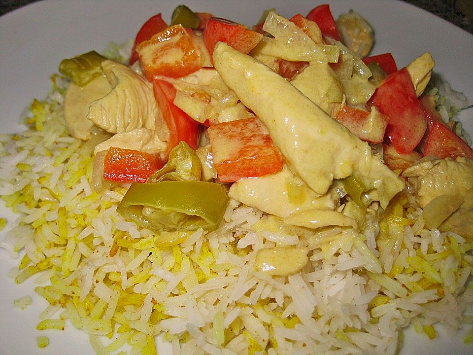 Curryreis mit Hähnchen von Kleopatra28| Chefkoch