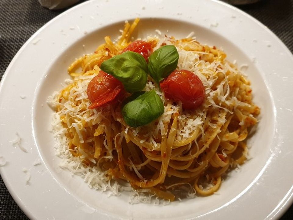 Spaghetti Mit Pesto Rosso Aus Dem Glas - merextensitat