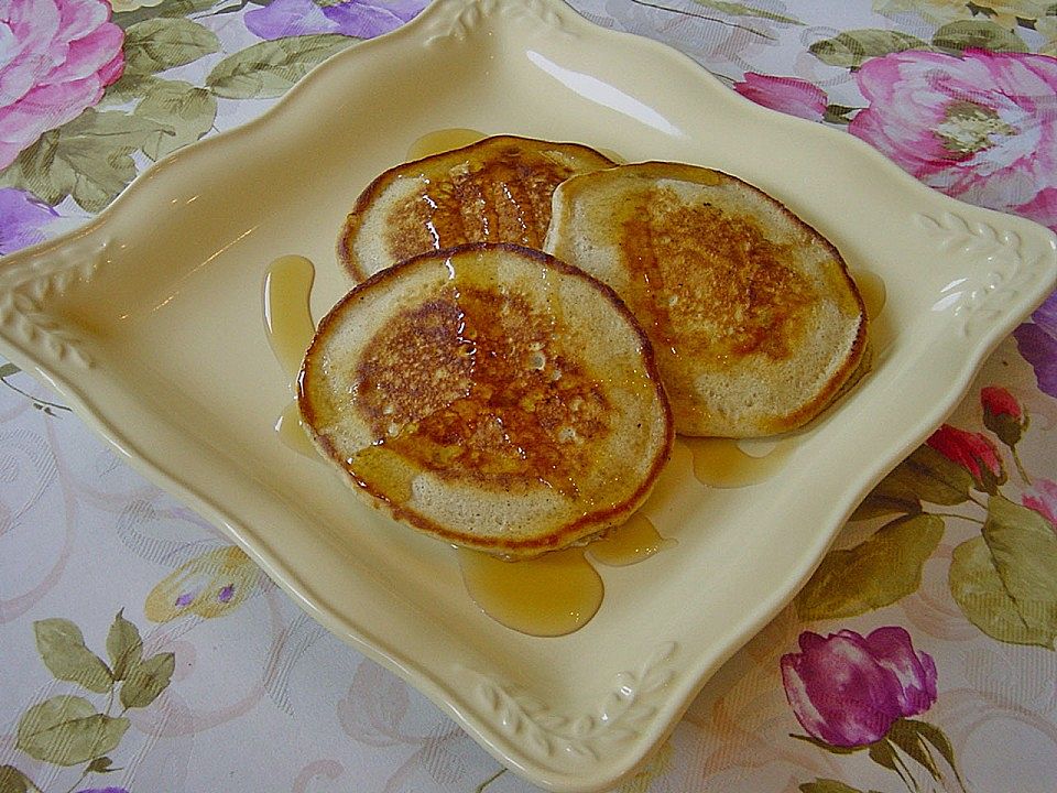 Pancakes mit kandiertem Ingwer und feiner Zimtnote von Pumpkin-Pie ...