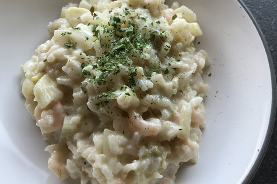 Fenchel-Krabben-Risotto