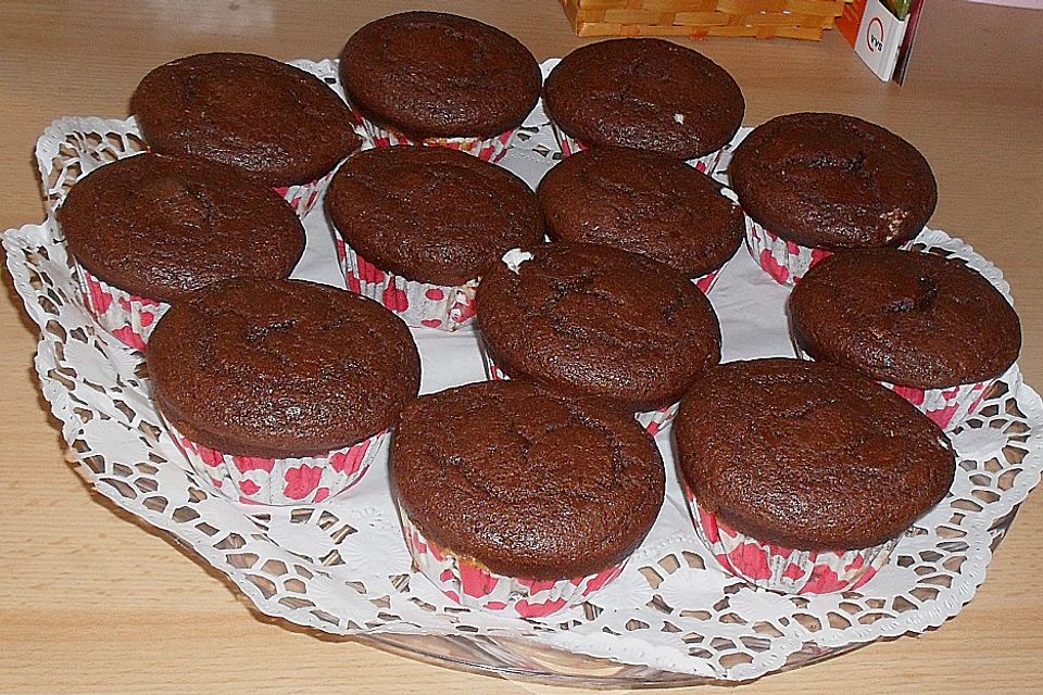 Schoko - Frischkäse - Muffins