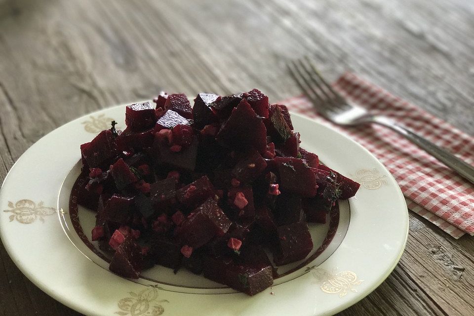 Rote Bete Salat mit Feta