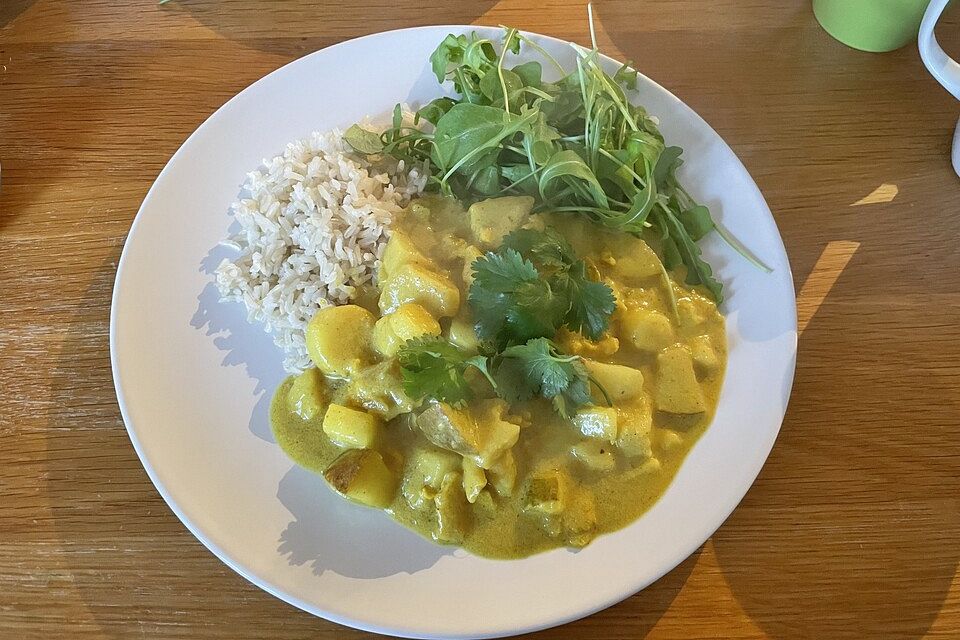 Pastinaken-Birnen-Curry