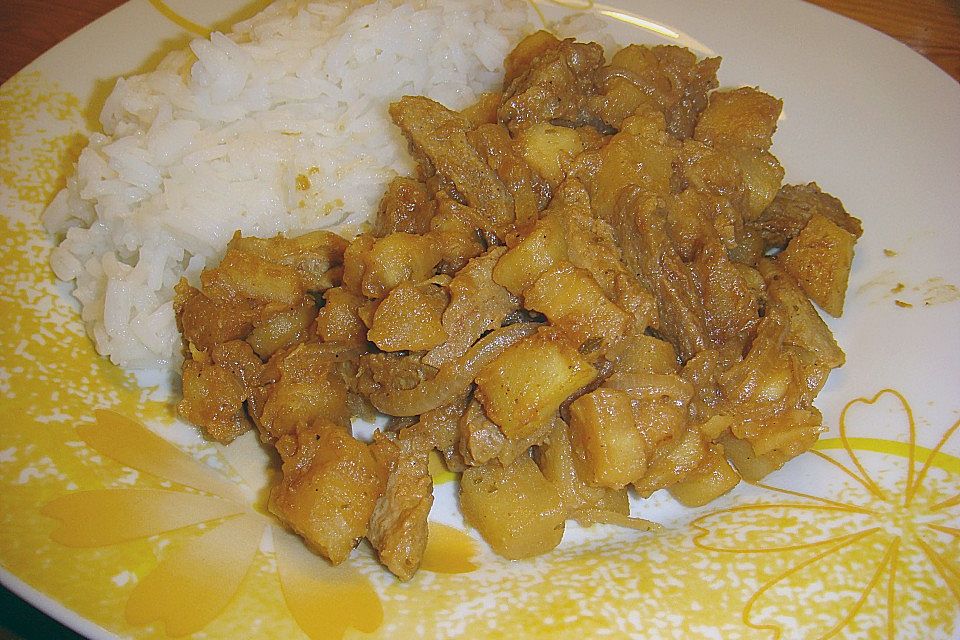 Pastinaken-Birnen-Curry